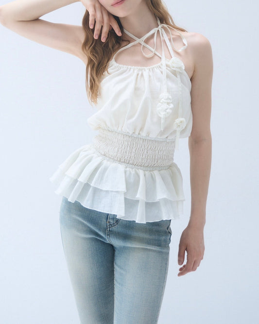 French rose blouse