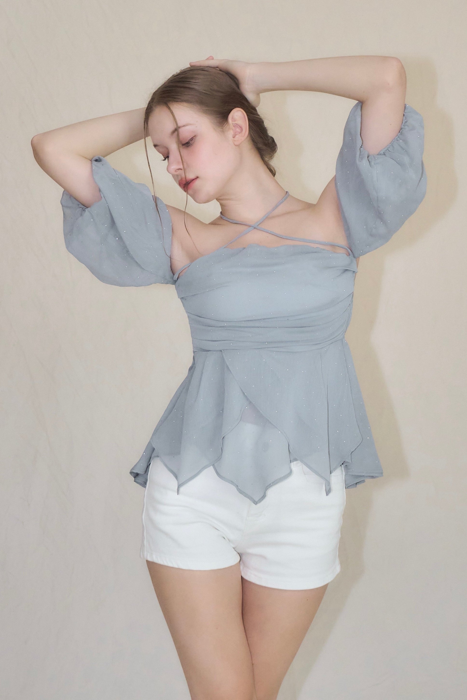 Bijou offshoulder blouse – YILON