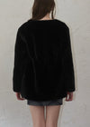 <予約商品>Waistmark eco fur coat