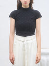 French sleeve bijou tee