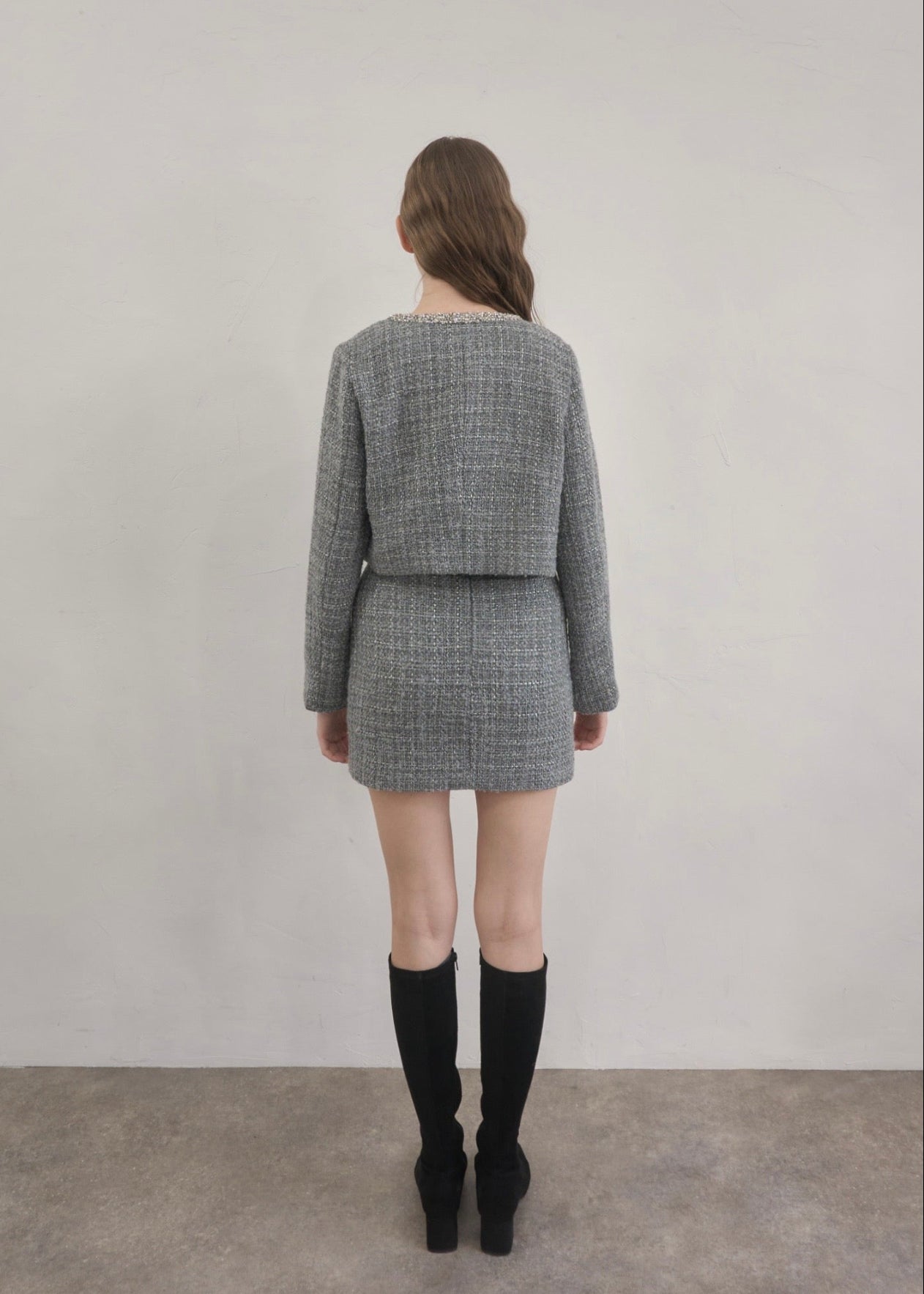 Twinkle tweed jacket – YILON Twinkle tweed jacket – YILON
