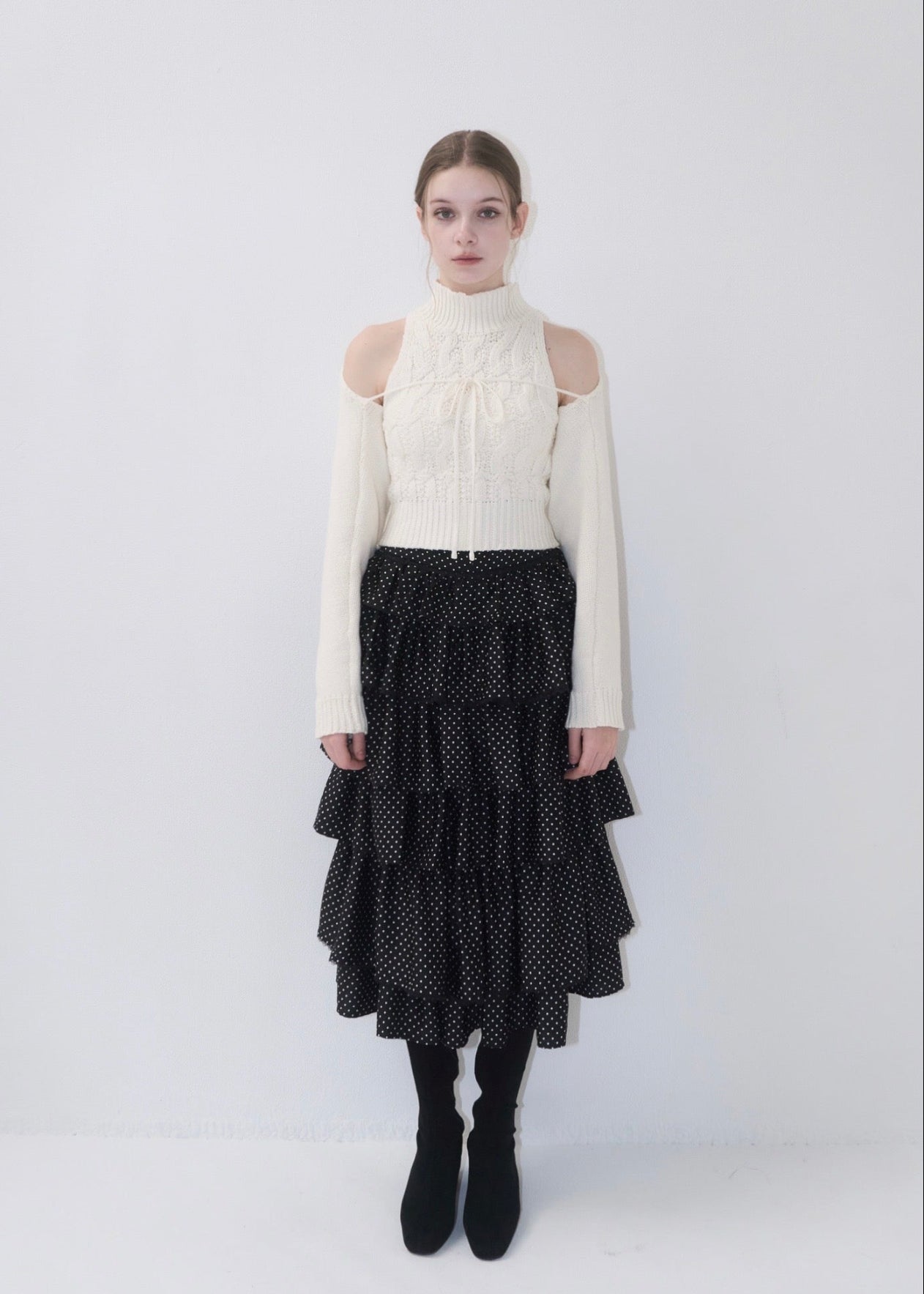 Layered knit ensemble – YILON