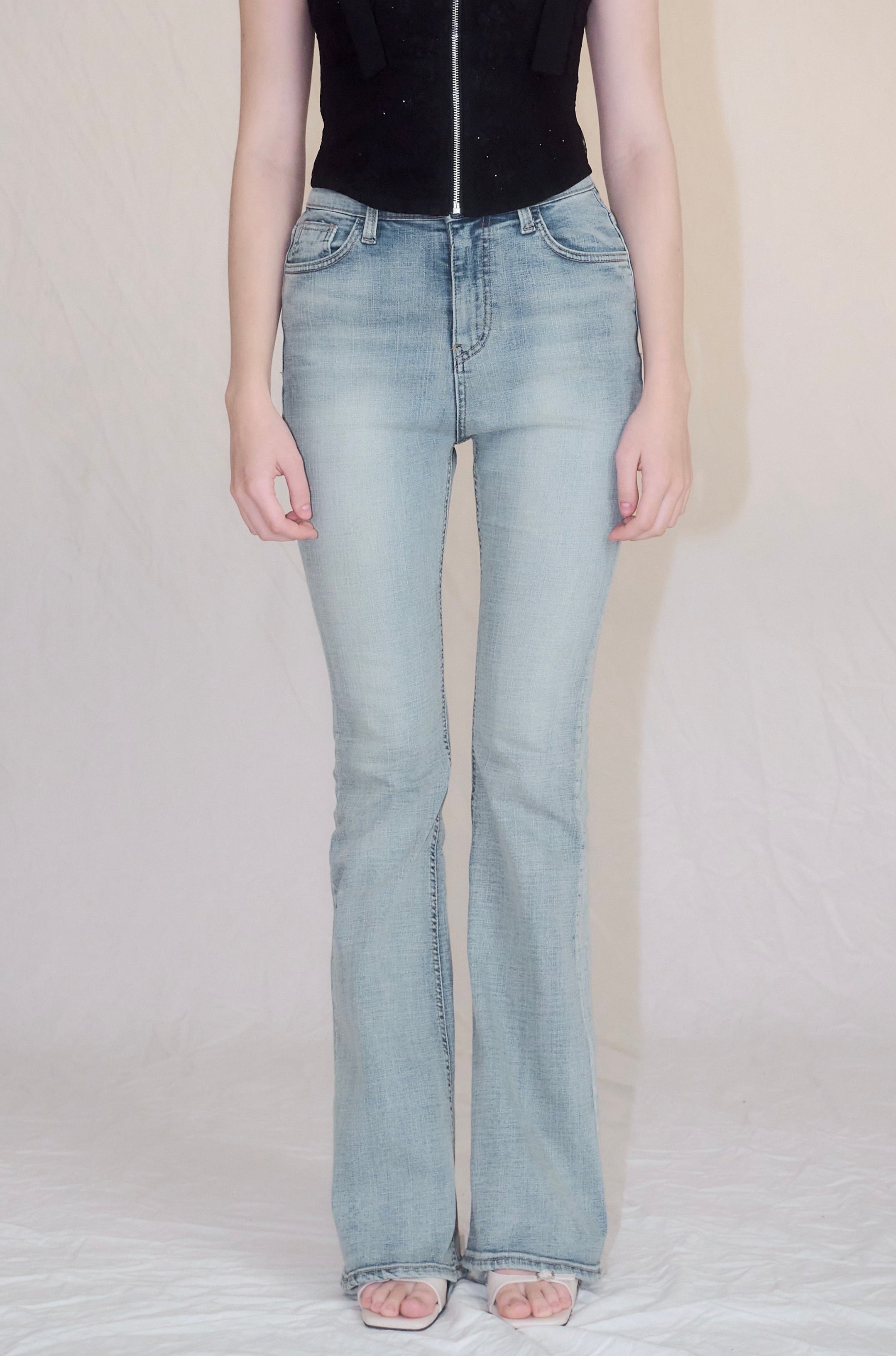 YILON / SEMI FLARE DENIM 【完売品】 Semi flare denim – YILON