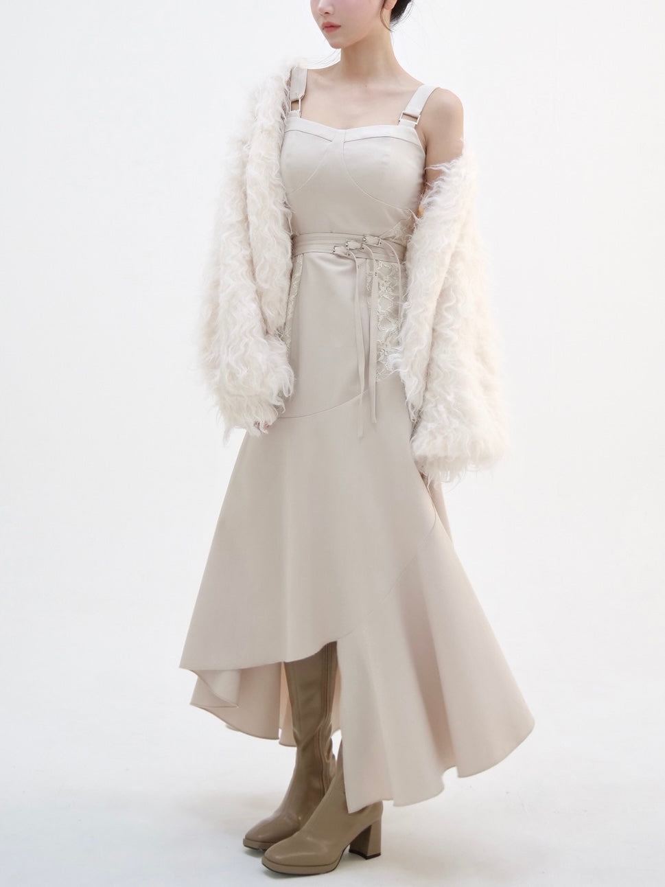 Shaggy drop cardigan – YILON