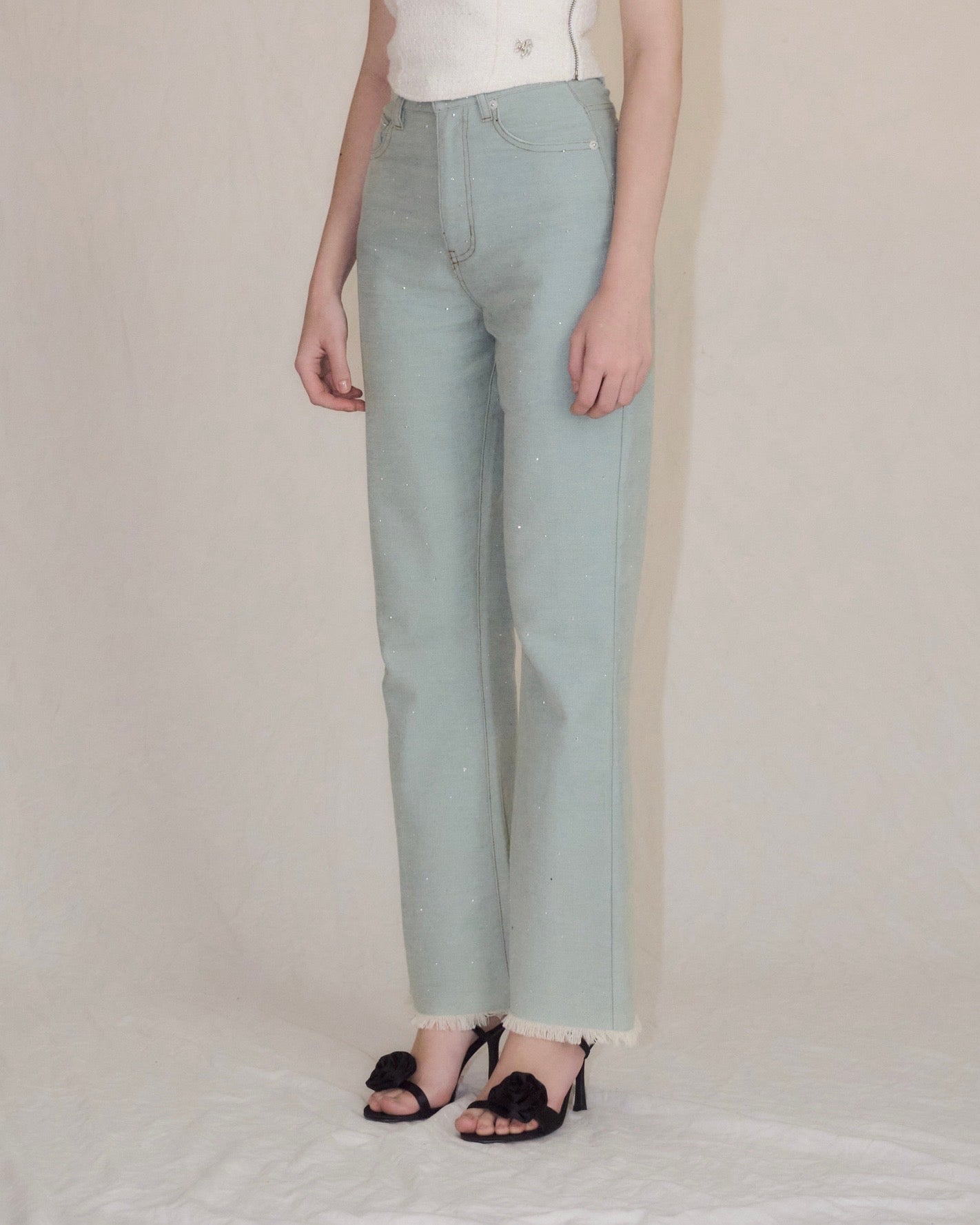 Bijou straight denim – YILON