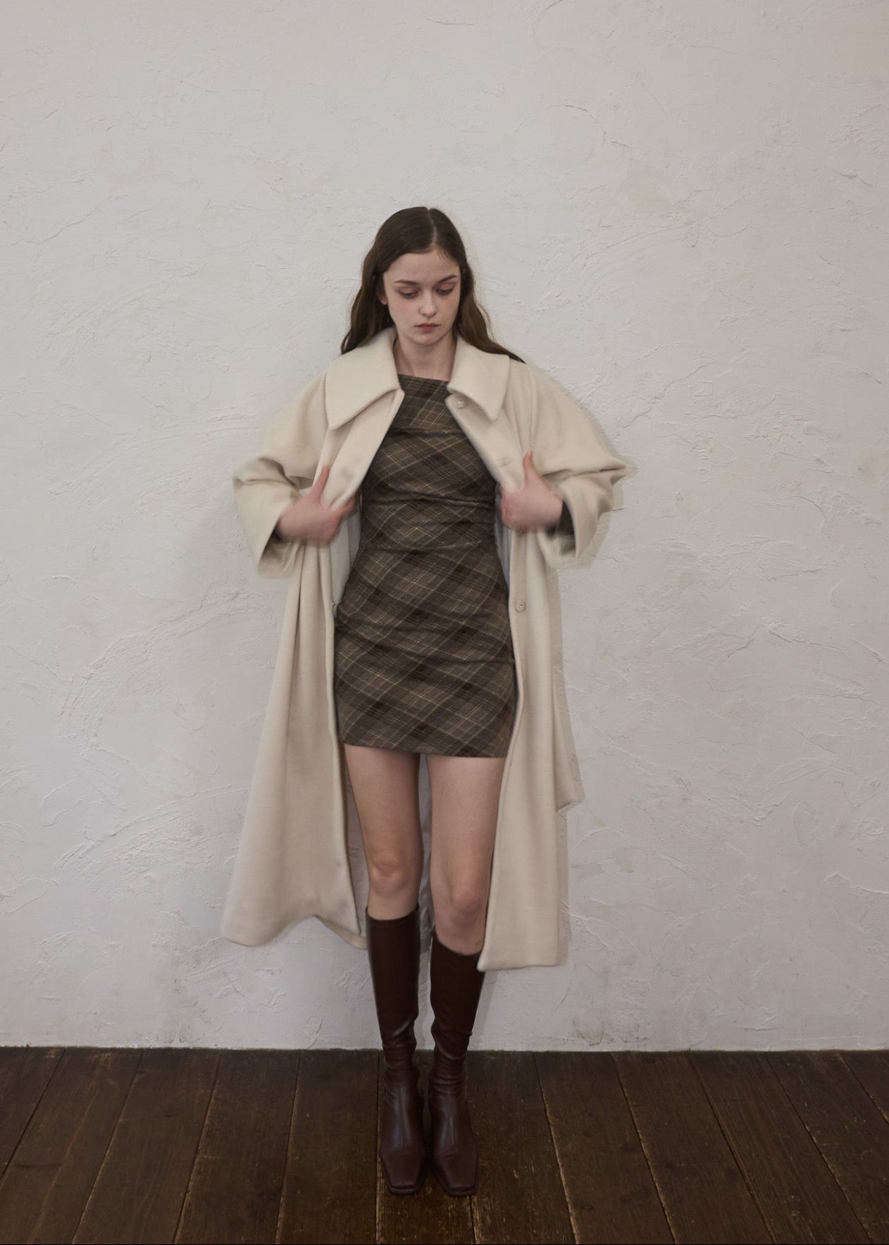 One-shoulder check mini op – YILON