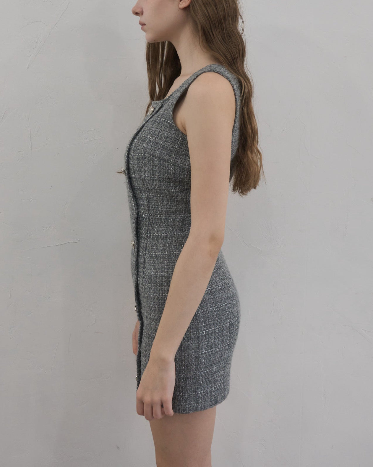 Twinkle tweed button op – YILON