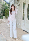 DRAPE LACE TEE