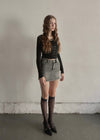 Rose ribbon cardigan