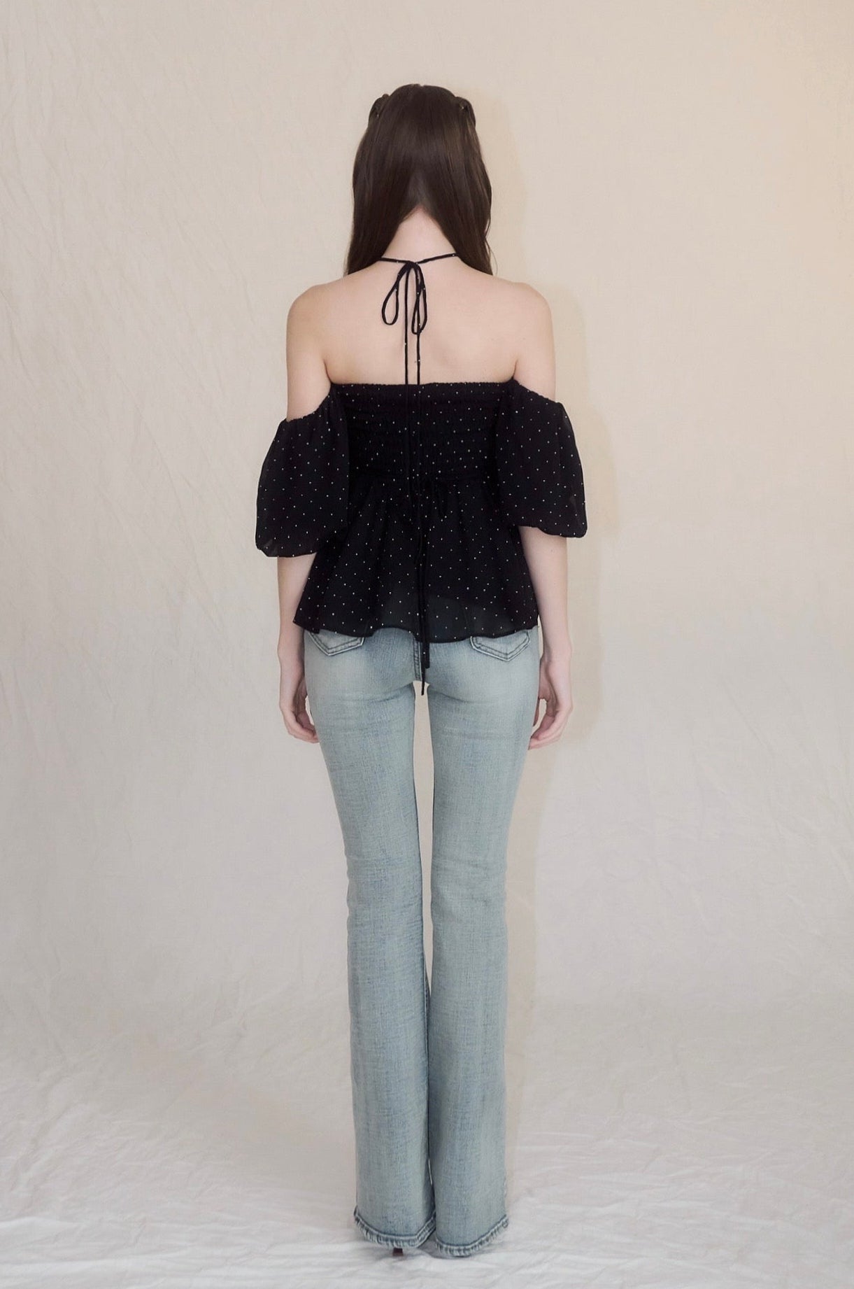 Bijou offshoulder blouse – YILON