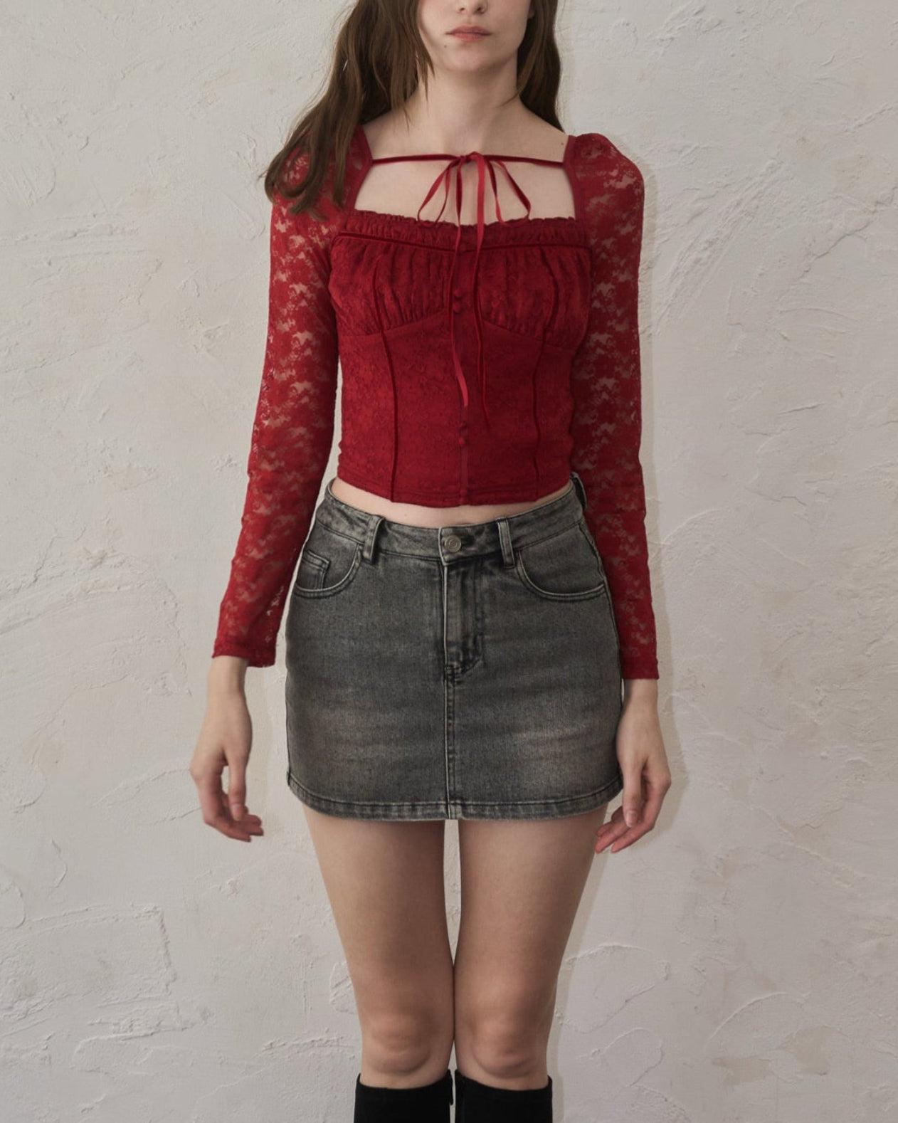 【 本日限定セール 】YILON MADE Joli flower blouse YILON MADE】Joli flower blouse White