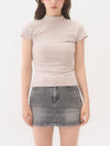 French sleeve bijou tee