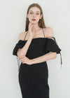 FEMININE COTTON MERMAID DRESS