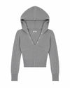 CABLE HOODIE MINI KNIT