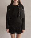 Crop suède jacket