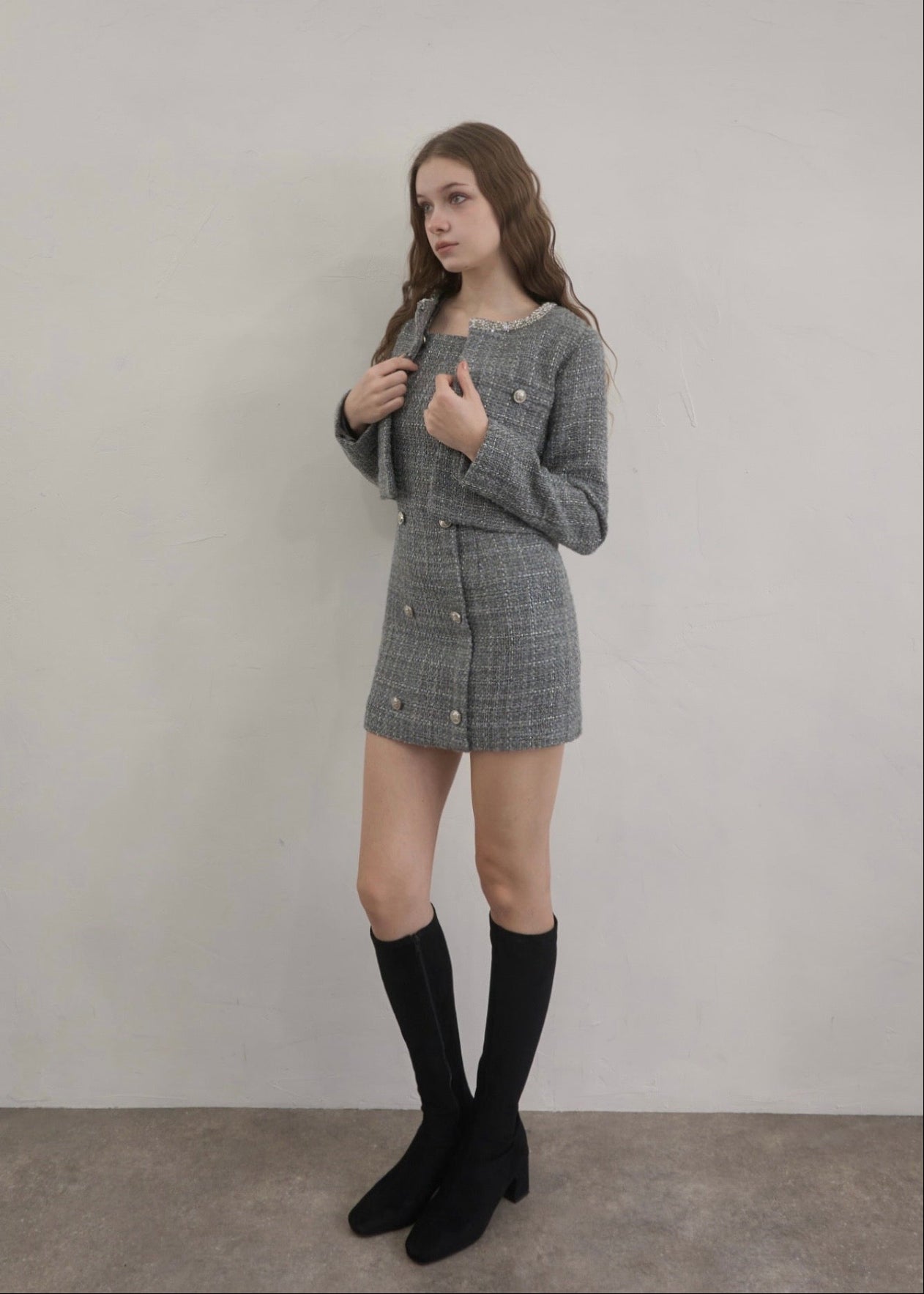 Twinkle tweed jacket – YILON