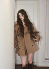 HERITAGE MELTON TRENCH COAT