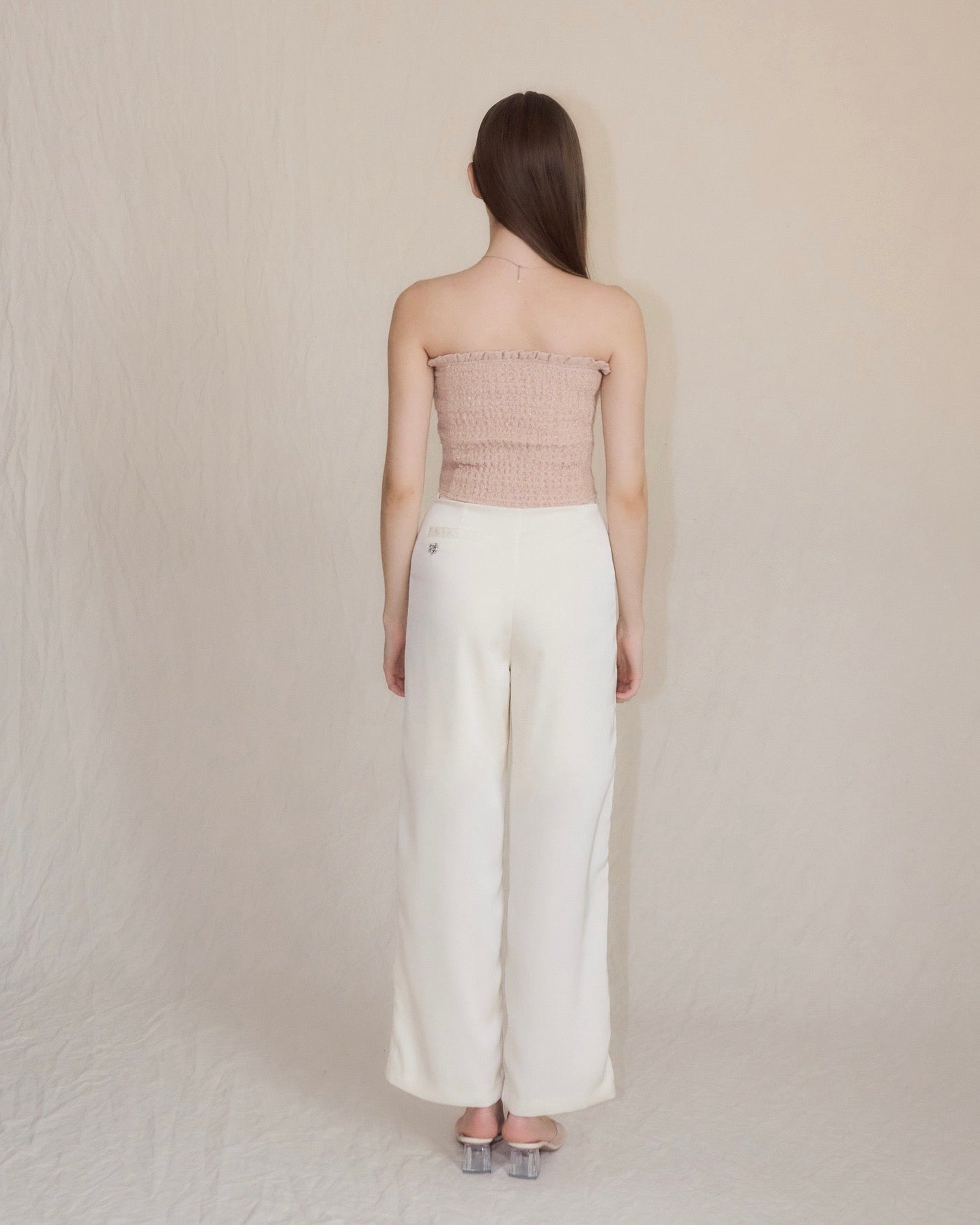 Twinkle tweed baretop – YILON