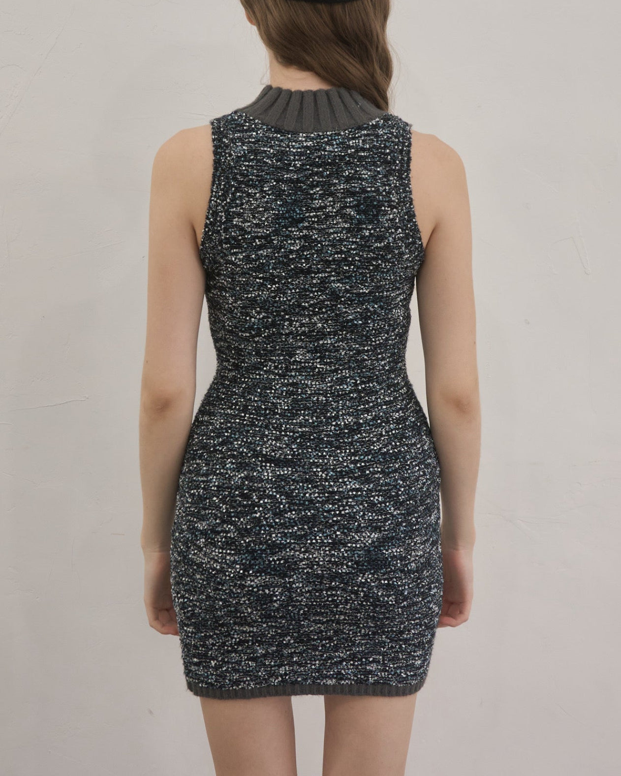 Mix yarn knit one-piece – YILON