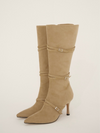 Strap belt long boots