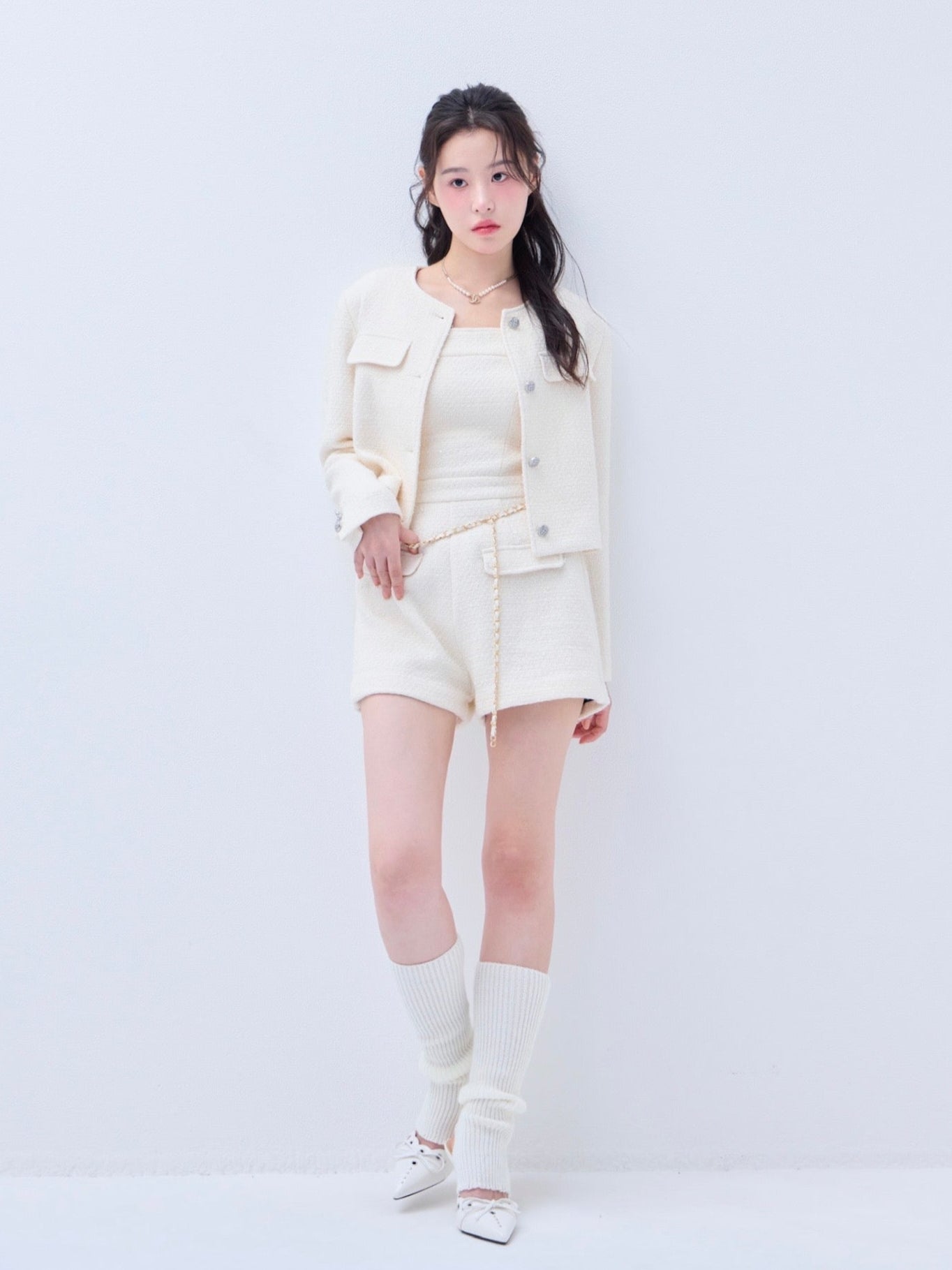 ジャケット・アウター yilon TWINKLE TWEED JACKET Twinkle tweed jacket – YILON