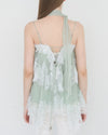 LACE TRIM TIERED CAMI TOP