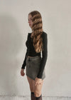 Rose ribbon cardigan