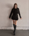Crop suède jacket