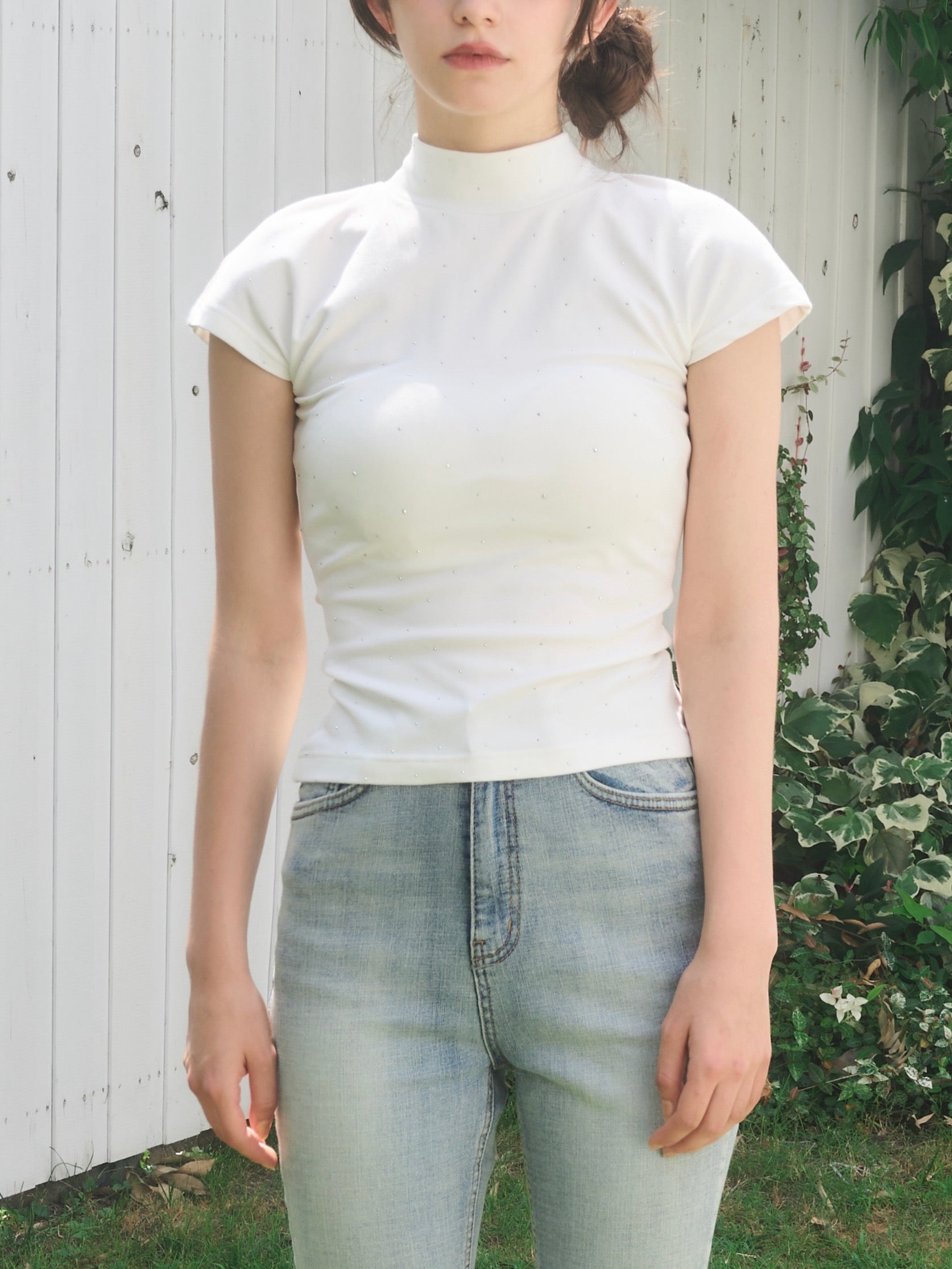 トップス Yilon LACE DOCKING TEE TOPS – YILON