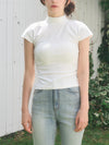 French sleeve bijou tee