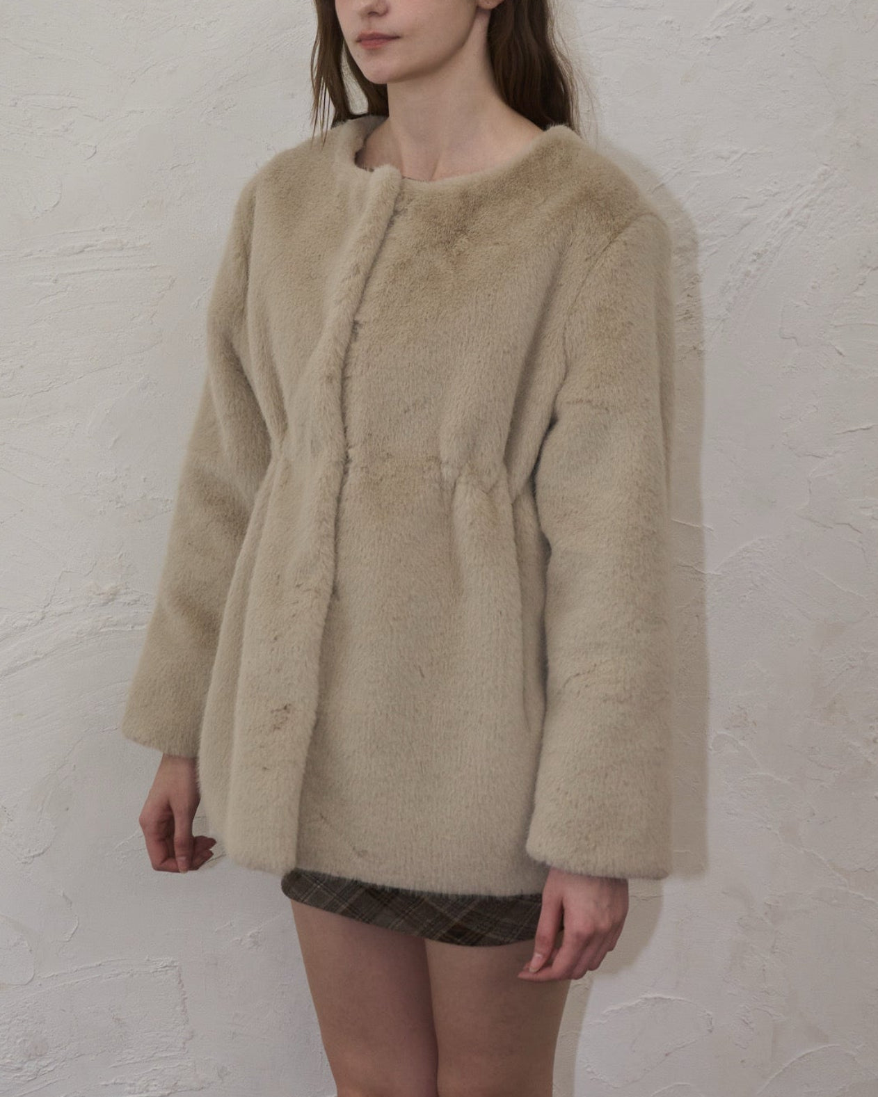 Waistmark eco fur coat – YILON