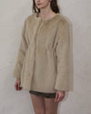 <予約商品>Waistmark eco fur coat