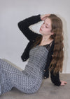 Tweed lace mermaid dress