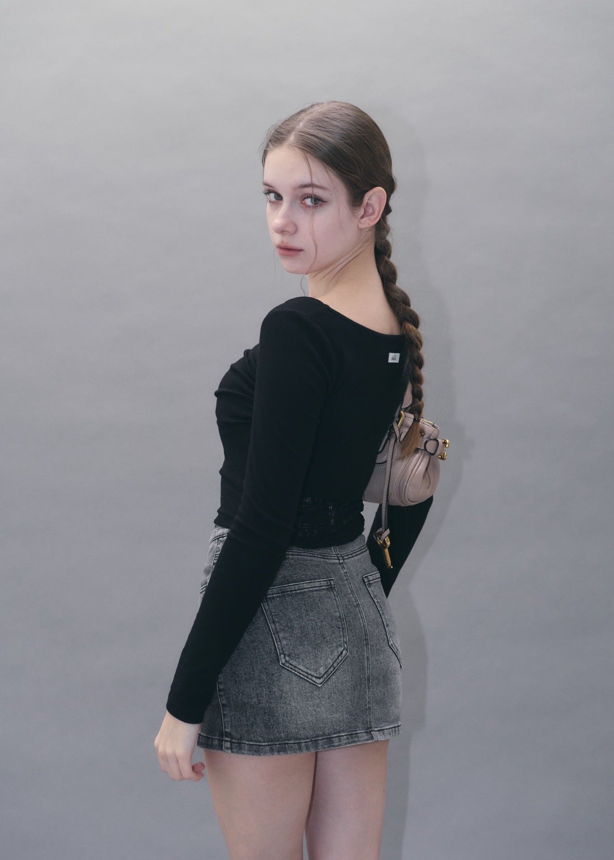 Gather lace tee – YILON