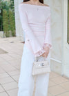 DRAPE LACE TEE