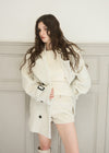 HERITAGE MELTON TRENCH COAT