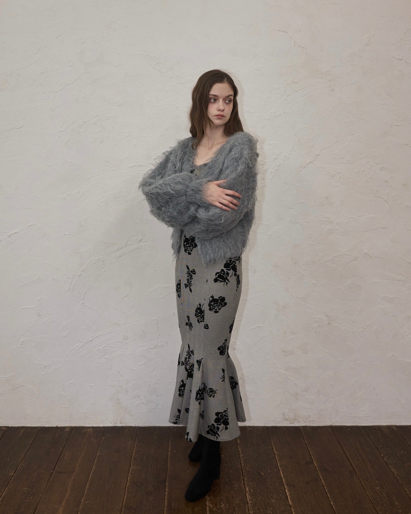 Shaggy drop cardigan – YILON