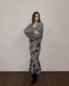 Shaggy drop cardigan