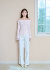 DRAPE LACE TEE