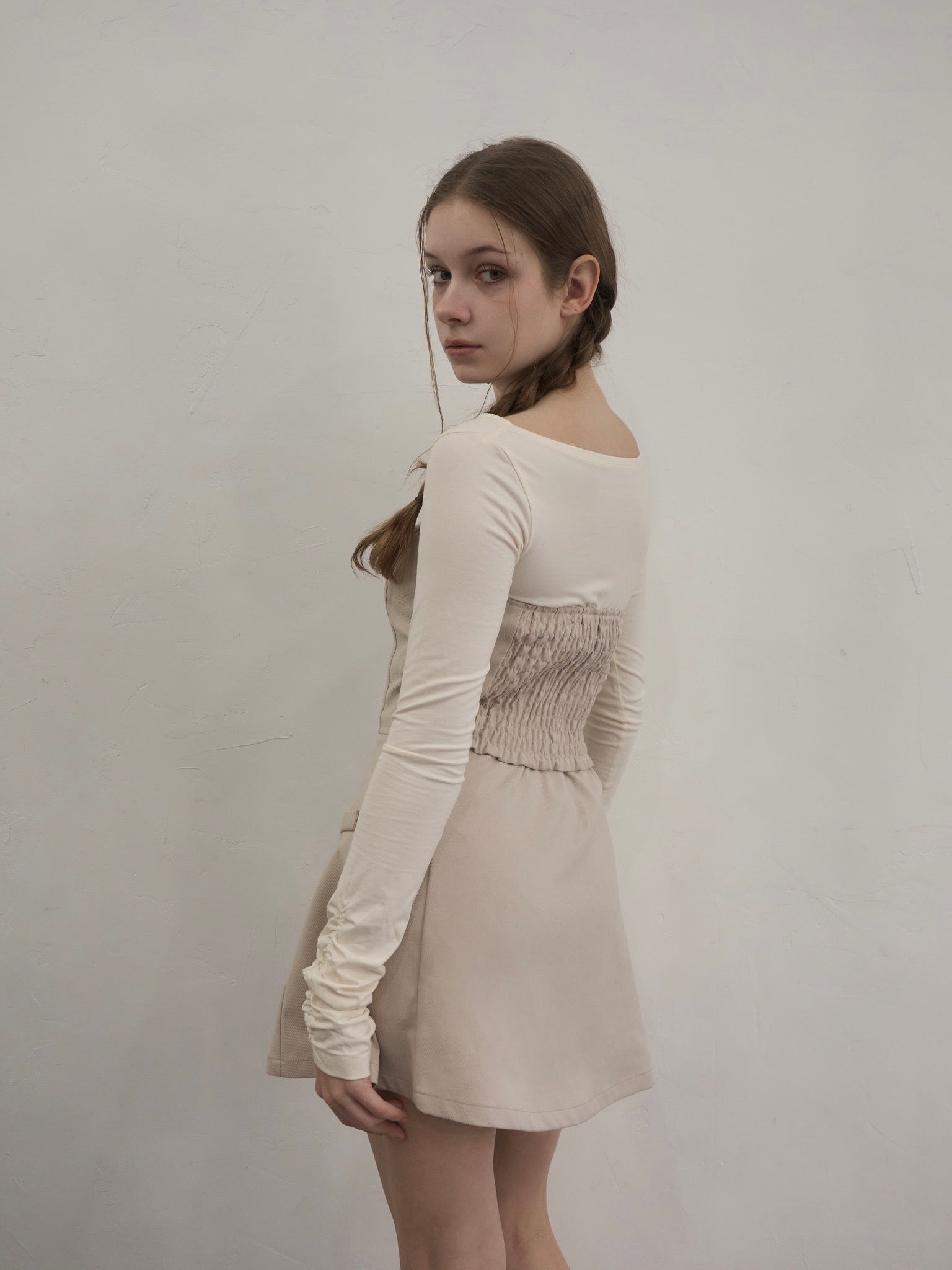 新品未使用YILON CORSET DESIGN LAYERED TOPS YILON Corset design layered tops