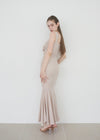 FRONT RIBBON MERMAID DRESS