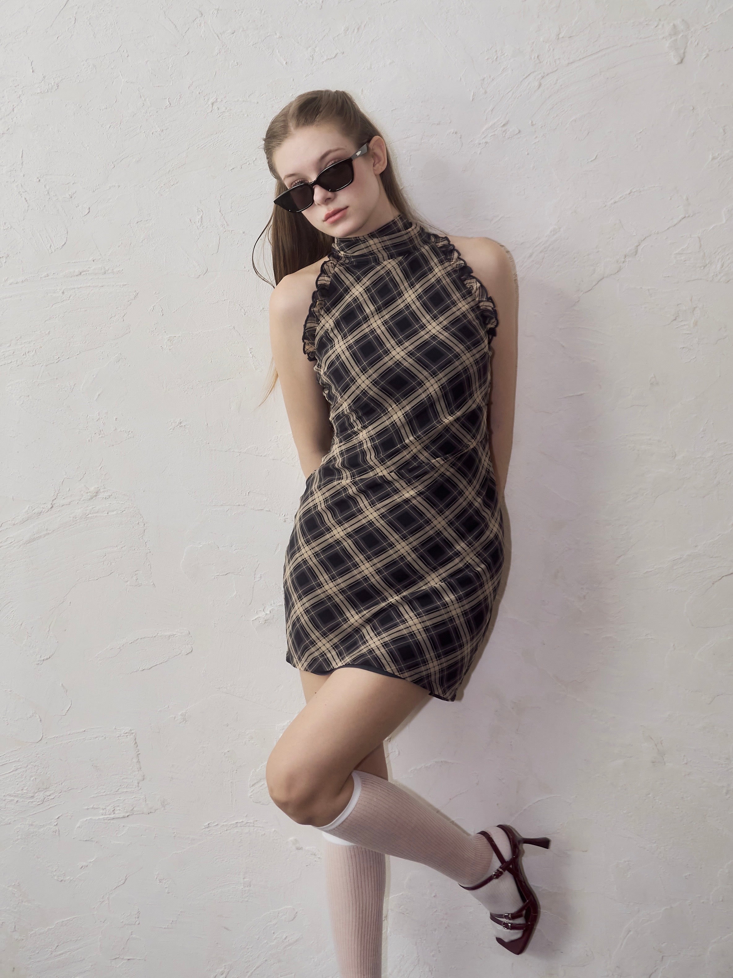 ワンピース yilon DOLCE CHECK OP Dolce check op – YILON