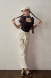 Little flower chiffon blouse