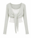 LACE LAYERED KNIT
