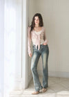 LACE LAYERED KNIT