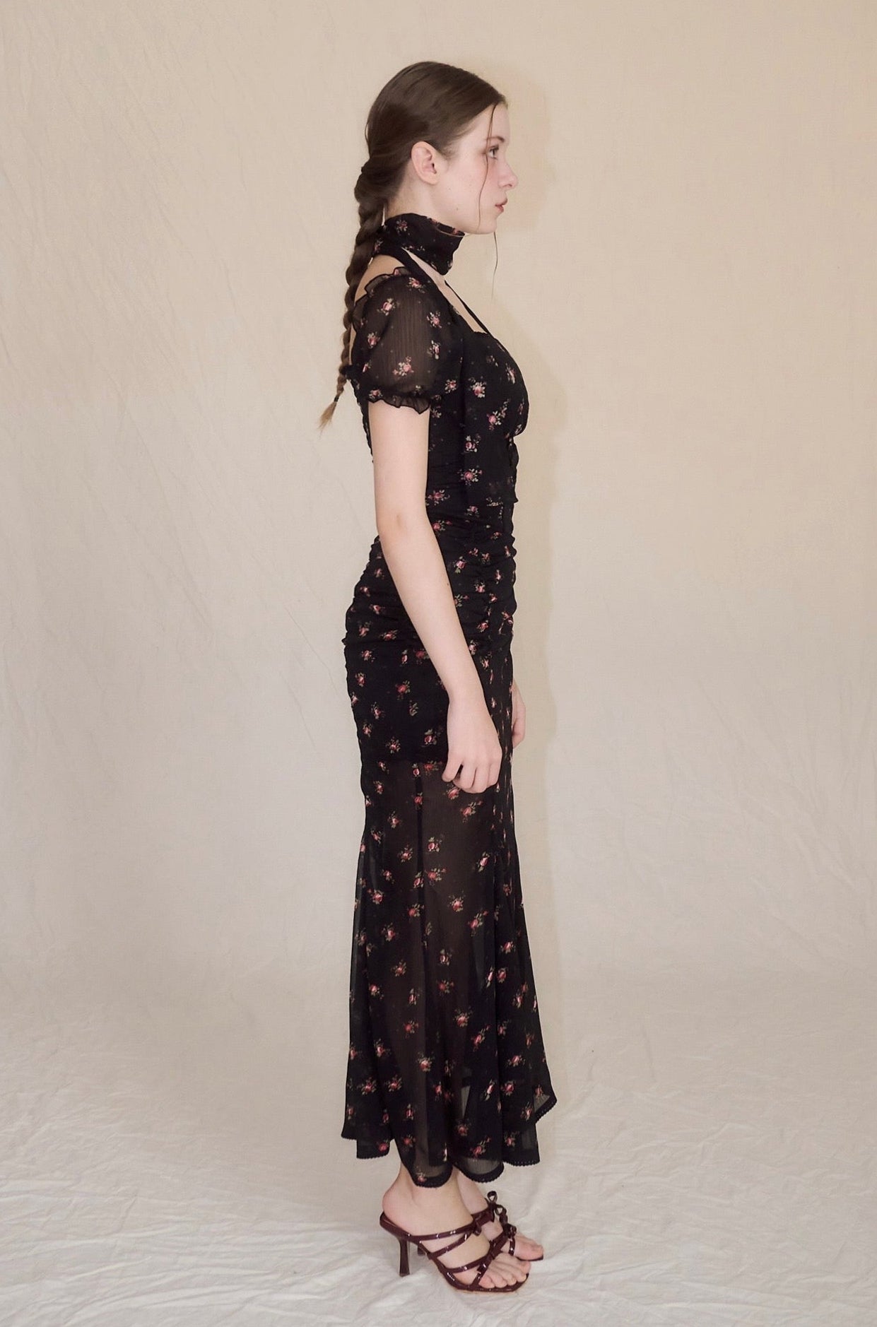 受注販売】Little flower chiffon skirt – YILON