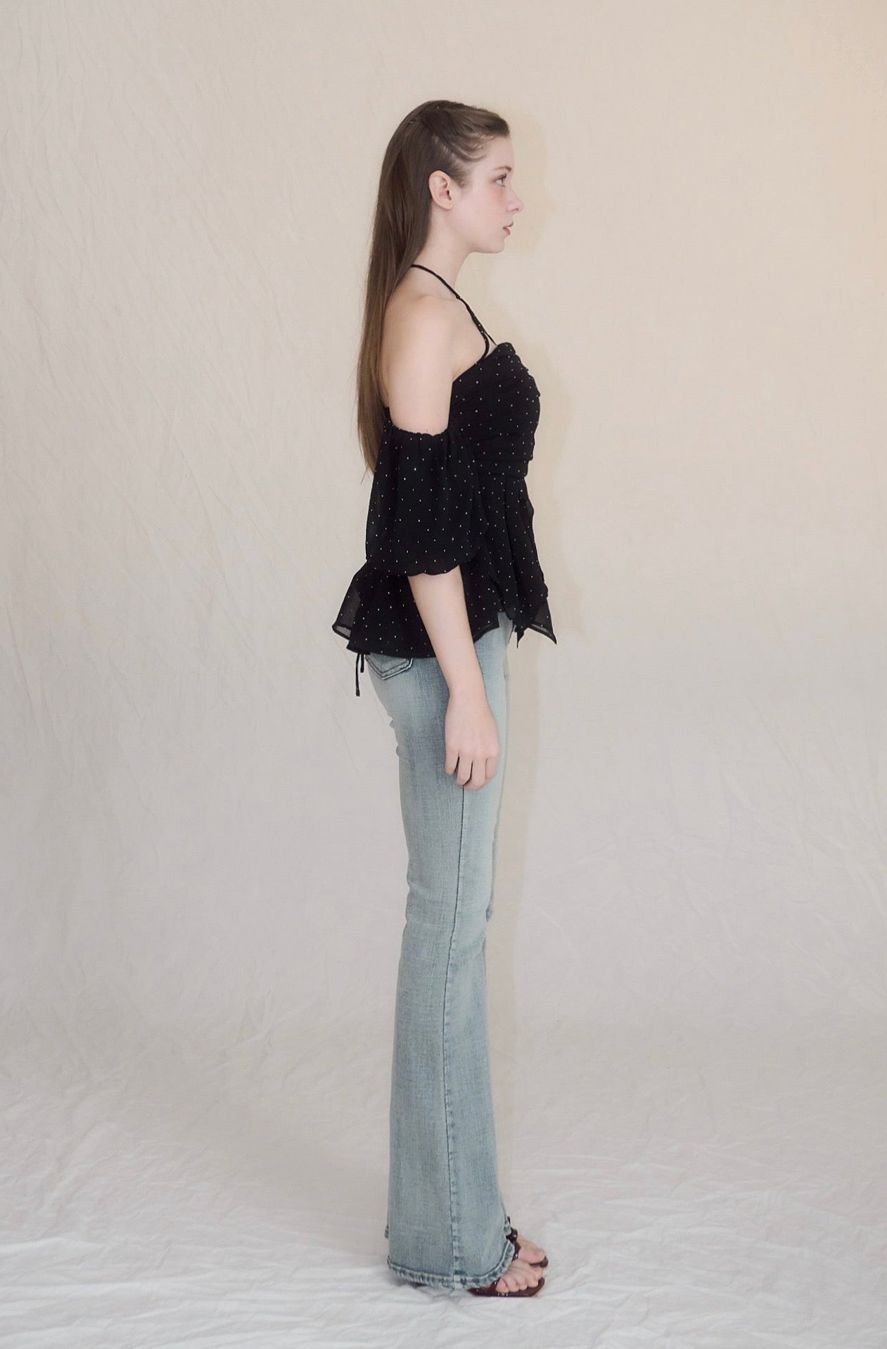 Bijou offshoulder blouse – YILON