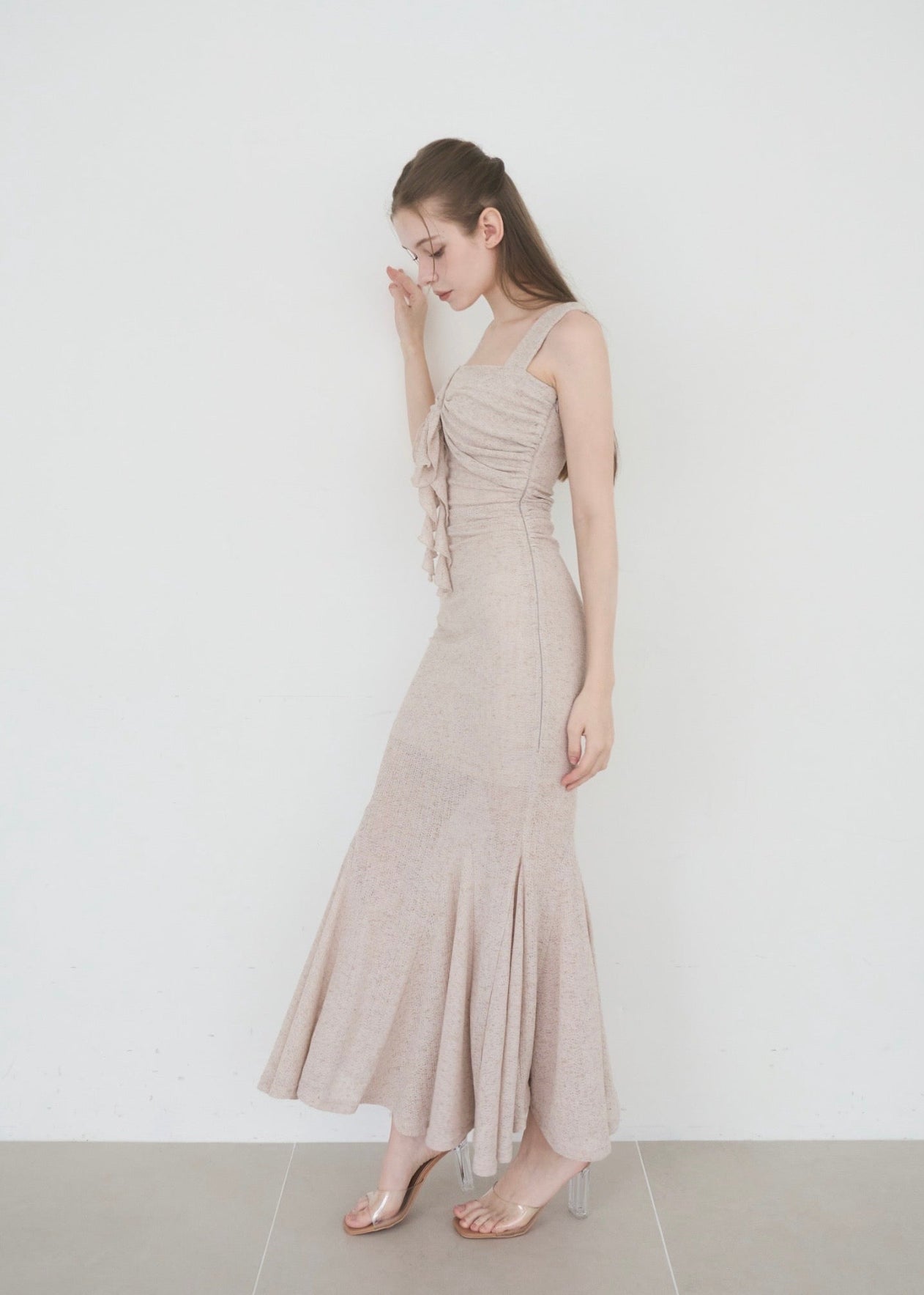 FRONT RIBBON MERMAID DRESS – YILON