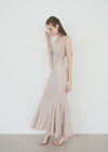 FRONT RIBBON MERMAID DRESS