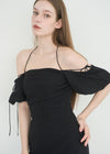 FEMININE COTTON MERMAID DRESS